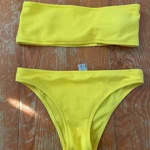 Yellow bikini set